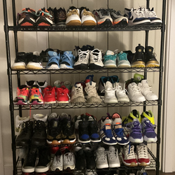 Used shoes. Clean through outside and inside and affordable price.