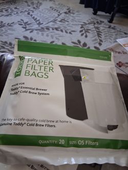 Cold brew coffee filter bags.