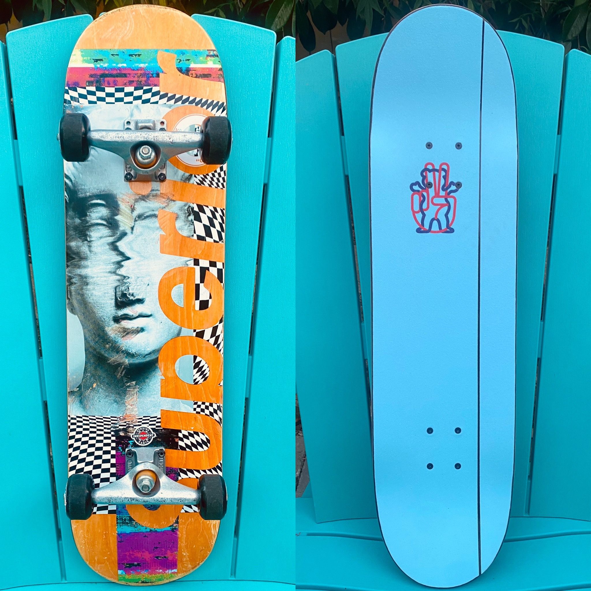 Superior Skateboards “Abstract” 8.25" Complete Skateboard - INDEPENDENT STAGE 8