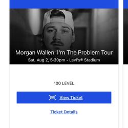 Morgan Wallen Ticket