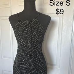 Black and white bodycon dress *seethru* 