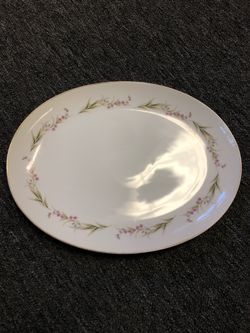 Large Turkey Platter or Meat Plate, MS FINE China, Japan, Prestige