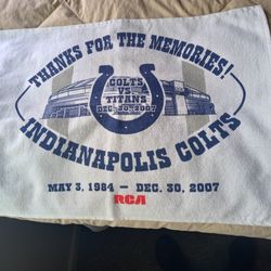 Colts Towel From 2007. Very Clean