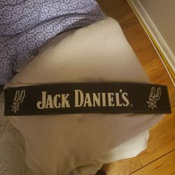 San Antonio Spurs Bar Rubber Spill Mat Jack Daniels 