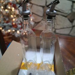 Glass Olive Oil Bottle 