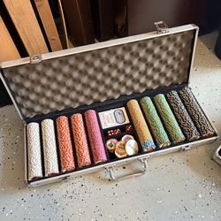 Large poker chip set