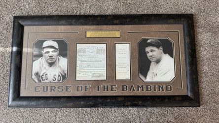 Babe Ruth - Curse of the Bambino Picture Memorabilia Yankees and Red Sox