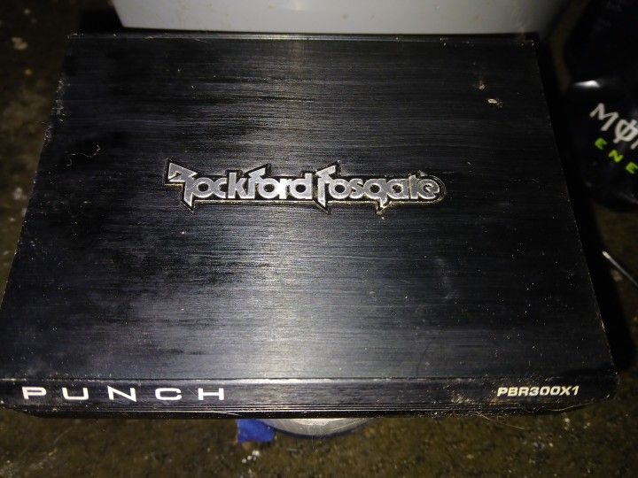 Rockford Fosgate Punch.