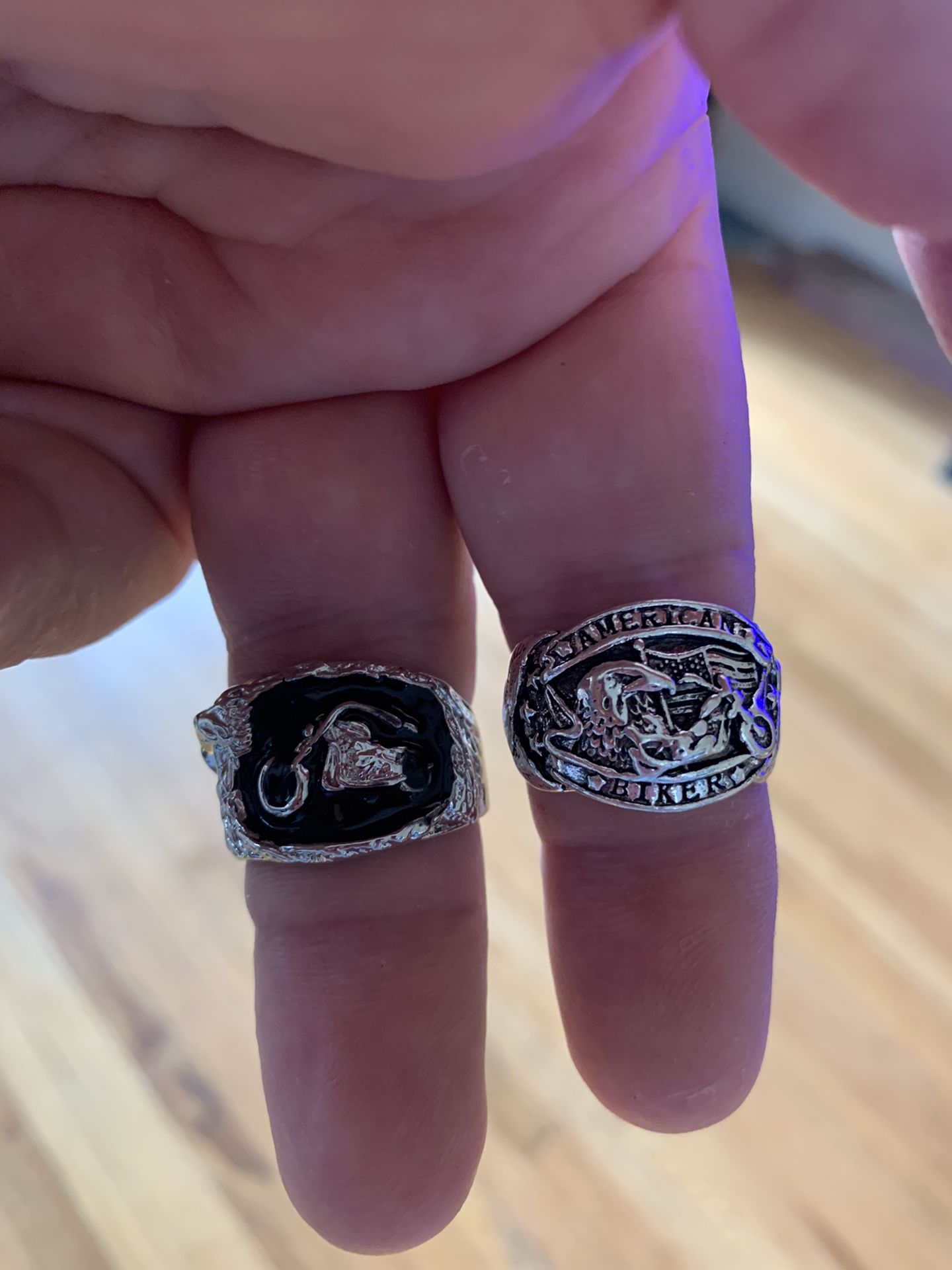 New motorcycle rings