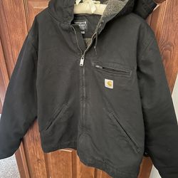 Large Carhartt Relaxed Fit Jacket w Fleece inside