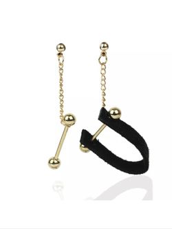 Dumbbell earrings