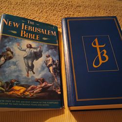 The New Jerusalem Bible: The Complete Text OOP BIBLE YAHWEH WITH SLIPCOVER RARE