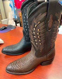 Botas vaqueras de piel para hombre