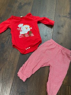 Boys or girls Christmas shirt and pants size 24 months #20