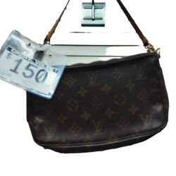 Louis Vuitton Monogram Pochette Brown Purse / Handbag