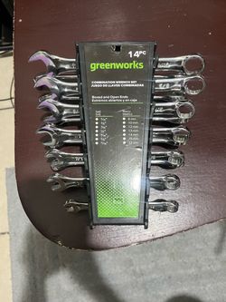 Green works 14 piece combination wrench set