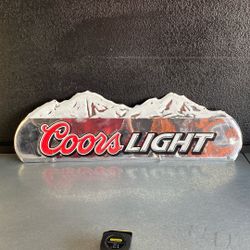 Coors Light Sign