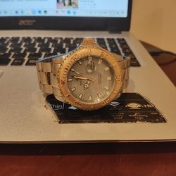 18k Solid Gold Invicta Pro Diver Reserve.