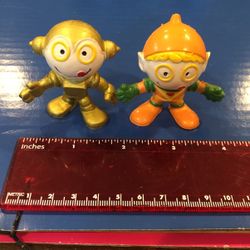 Vintage  Spaghettion Alien Robots Martian Pvc Figure Toy 1984 Campbell Soup
