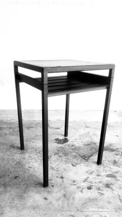 Small metal table