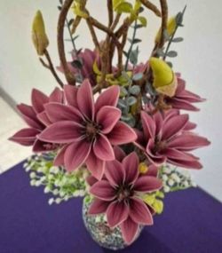 Vase from The Mosaic Magnolia Collection : Mosaic Magical Mauvement @ Lasting Creations