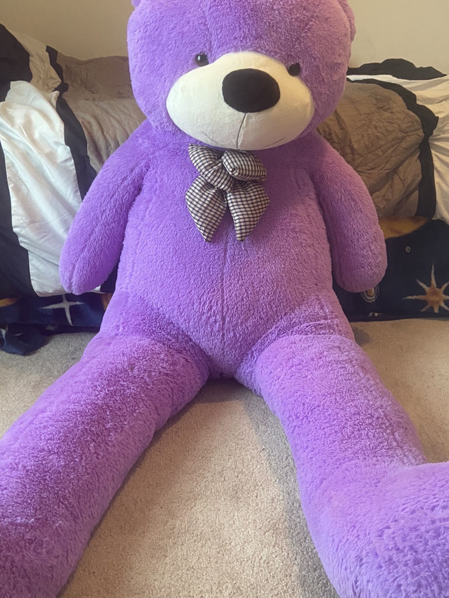 6ft giant Teddy Bear (purple)