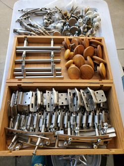 Kitchen door handles knobs and hinges Over a 100 pieces