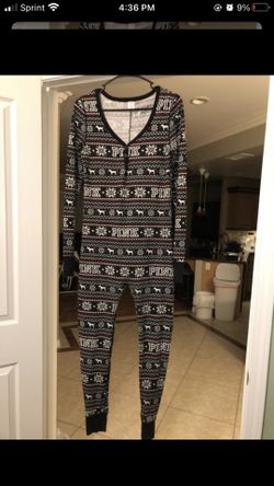 Pink Christmas onesie