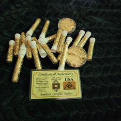 24k Yellow Gold Flakes