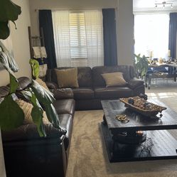 leather couches  like new condition 