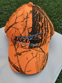 Arkansas Air National Guard Orange Camo Baseball Cap Hat Headwear Adult Unisex