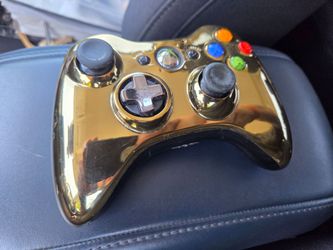 Xbox 360 Special Edition Chrome Series Gold Wireless Controller