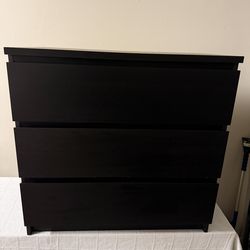 IKEA Malm 3 Drawer Dresser