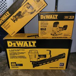 21 Plastic Round Head Framing Nailer/ Reciprocating Saw And Jig Saw All Brand New 