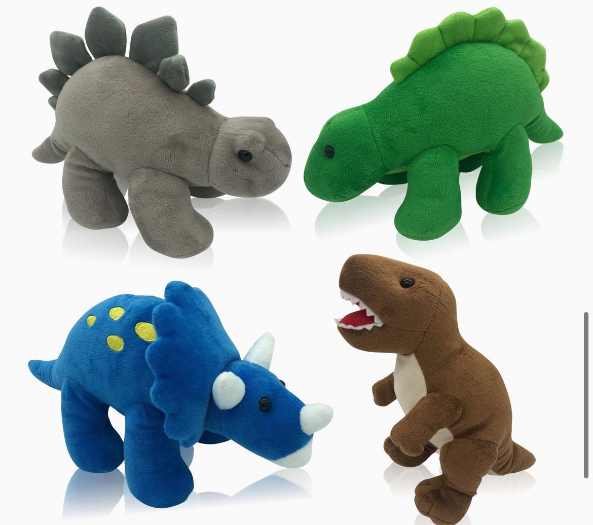 Plush Dinosaurs 4 Pack 10" Stuffed Animal