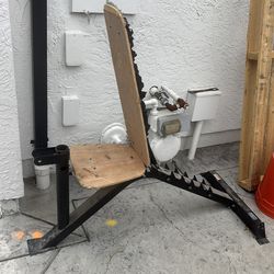 Free weight bench