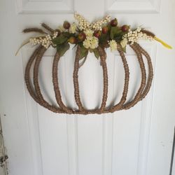 Thanksgiving DOOR Wreath.