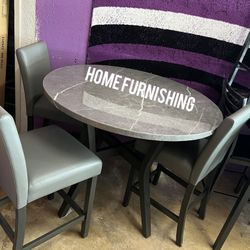 Furniture table with four chair