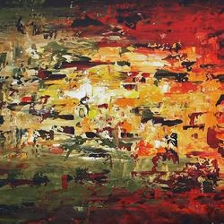 72" Art Painting Original Painting Large Painting