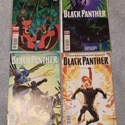 Black Panther 4 Comic Book Lot Marvel Issue 3 Four Six 