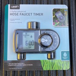 Orbit 2 Outlet Advanced Hose Faucet Timer