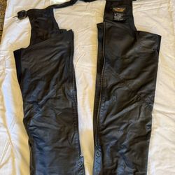 Vintage Men’s Harley Davidson Leather Chaps