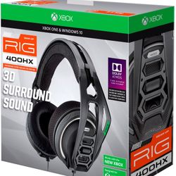 New RIG 400HX Dolby Atmos Gaming Headset XBox PS4 PS5