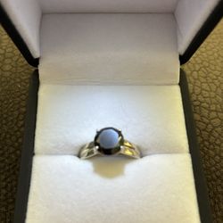 Natural Black Diamond Ring 