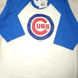 Mens XL Chicago CUBS raglan Style Tshirt