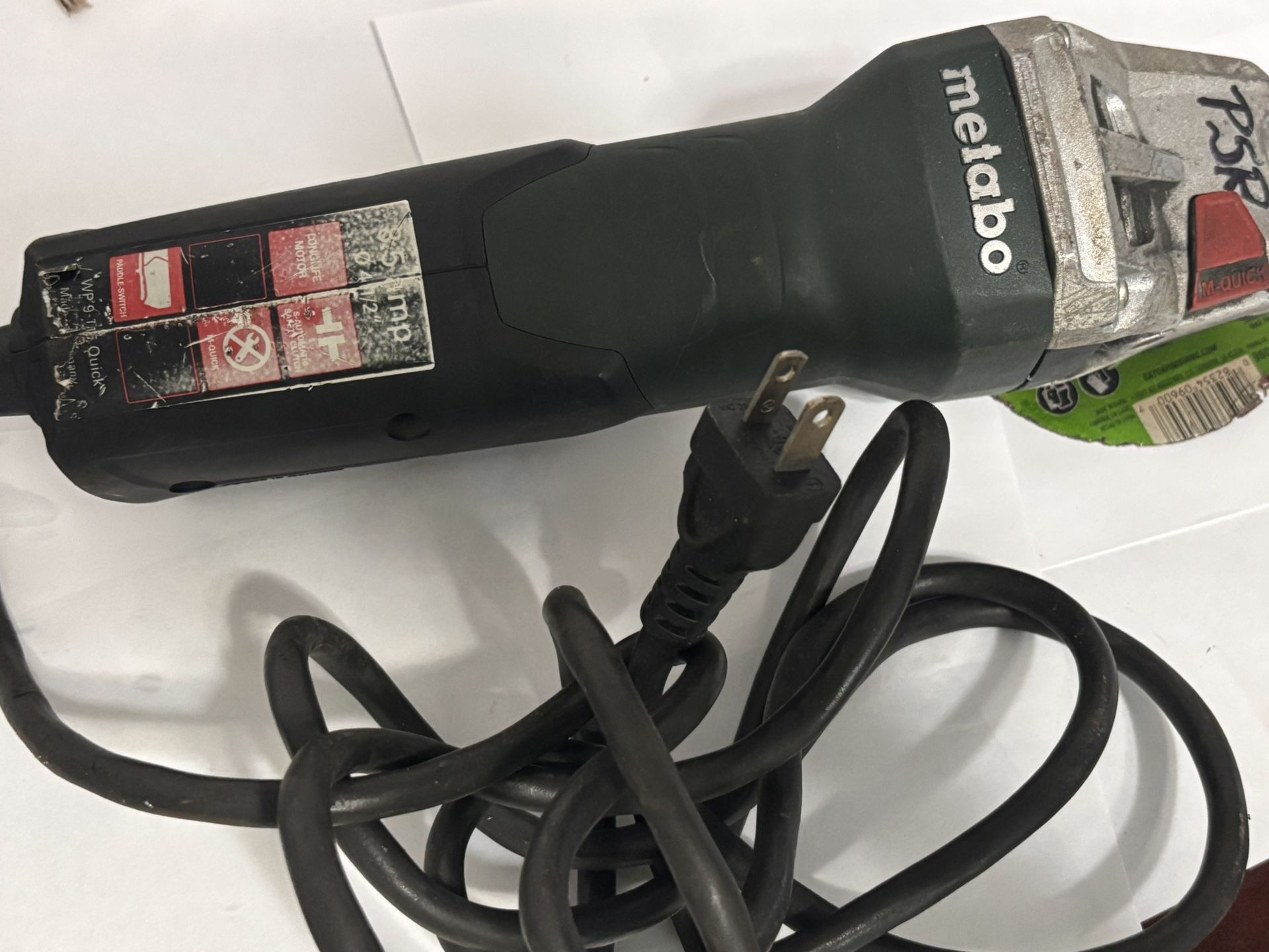 Metabo angle grinder