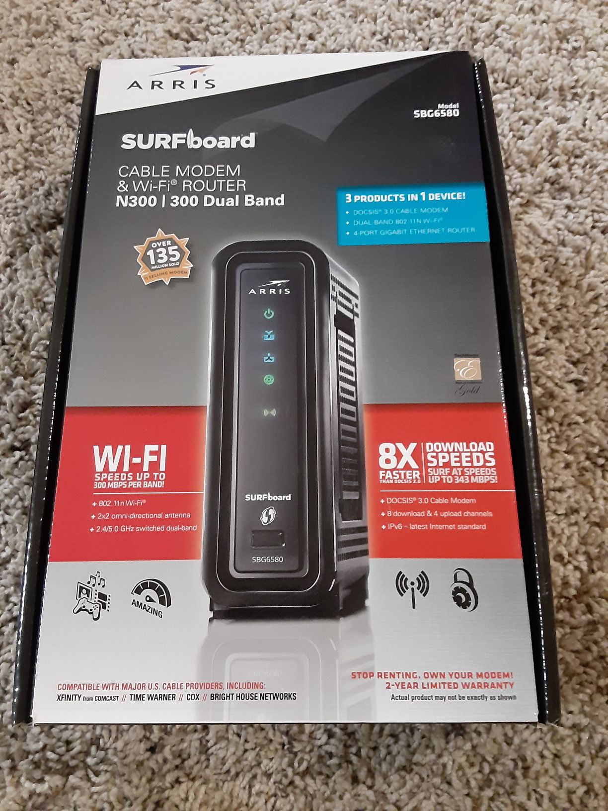 ARRIS Wifi Router and Cable Modem