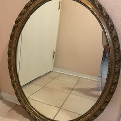 Vintage Oval Mirror