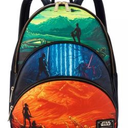 Disney Star Wars The Force Awakens Loungefly Backpack Disney100 (NEW)