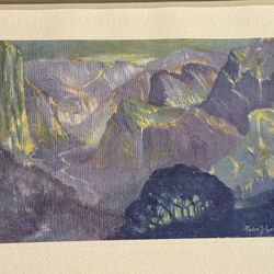 Vintage c1920s Print by Pedro J. de Lemos "Yosemite Valley"